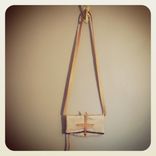 Japanese Maple Leaf Printed Organic Linen With Heavy Metal Zipper And Rivets 2 small