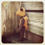 Vintage Style Stuffed Bear 2 small