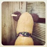 Vintage Style Stuffed Bear 6 small