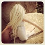 Wedding Rag Doll In A Vintage Lace Dress 5 small