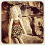 Rag Doll With Liberty Of London Dress 4 small