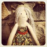 Rag Doll With Liberty Of London Dress 5 small