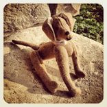 Jointed Dog // Mini // Vintage Style // Hand Stitched Details // Heirloom 5 small