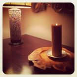 Pure Local Beeswax Pillar /Large And Long Burning /Cleans The Air /Natural Honey Scent 4 small