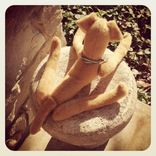 Jointed Dog Greyhound // Fur Made From Recycled Bottles /Vintage Style /Hand Stitched Details 4 small