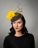 Marigold Beret With Veil 2 small