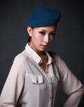 Vintage Fur Felt Beret 1 small