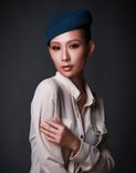 Vintage Fur Felt Beret 2 small