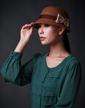 Felt Cloche With Bow 2 small