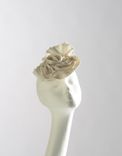 Free-Form Straw Bridal Headpiece 1 small