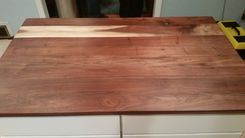 Solid Walnut Counter Top With Burl 1 small