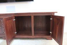Walnut Credenza Cabinet 4 small