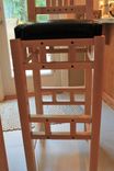 Modern Kitchen Maple Stool With Decorative Inlaid Walnut Plugs 4 small
