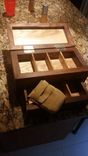 Watch Or Jewelry Box With Leather Pouch 1 small