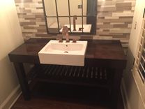 Custom Farm House Style Vanity 4 small