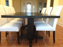 Black Walnut Dining Table- Extra Dark Espresso Stain 6 small