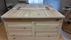 Rustic Cedar Box For Storage 4 small