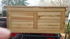Rustic Cedar Box For Storage 6 small