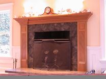 Custom Mantle In Antique Cypress 1 small