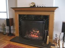 Mantle - N.Y.C. In White Oak And Walnut 1 small