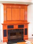 Mantle With Speakers In Mahogany 1 small