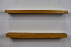 Oak Shelves, White Oak Floating Shelves, Oak Wall Shelves, Light Wood Floating Shelves 5 small