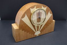 Art Deco Clock, Handcrafted In The U.S.  Mc-45  Free Shipping And Engraving 3 small