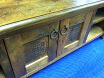 Reclaimed Pine Flat Screen Media Cabinet 1 small