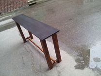 Reclaimed Laboratory Top Sofa / Hall Table 2 small