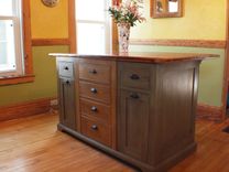 Rustic Kitchen Island With Wood Top 1 small
