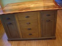 Rustic Kitchen Island With Wood Top 4 small