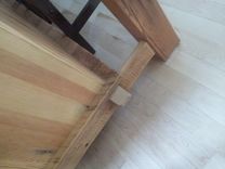 Custom Reclaimed Pine Kitchen Island 2 small