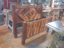 Reclaimed Headboard / Footboard Bed 5 small