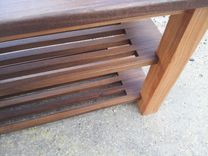 Black Walnut / Cherry Hall Bench 3 small