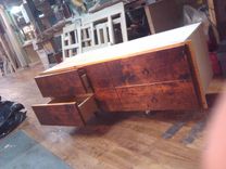 Reclaimed Sliding Barn Door, Cabinet And Vanity 3 small