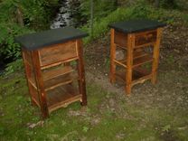 Custom Reclaimed Soapstone Top Bathroom Stands 4 small