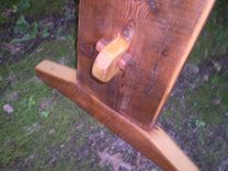 Reclaimed Pine Trestle Farmers Table / Dining Table 3 small