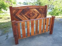 Reclaimed Headboard / Footboard Bed 1 small