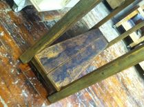 Reclaimed Pine Hall Table / Live Edge 4 small