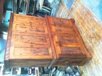 Reclaimed Antique Wood Media/Entertainment Center 1 small