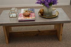 Coffee Table Concrete 2 small