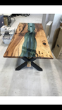 River Glass Inlay Table 3 small