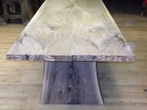 Black Walnut Live Edge Slab Table 3 small