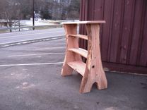 Red Oak Live Edge Slab Shelf 1 small