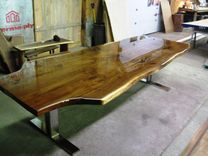 Black Walnut Live Edge Slab Table 1 small