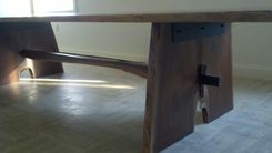 Black Walnut Live Edge Dinning Table 4 small