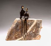 Forever Us, Bronze Sculpture Couple 1 small
