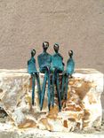 Family Of Four, Bronze Sculpture 4 small