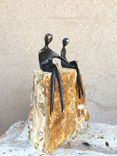 Bronze Lovers Sculpture 3 small