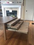 Oak Coffee Table With Drawers 3 small